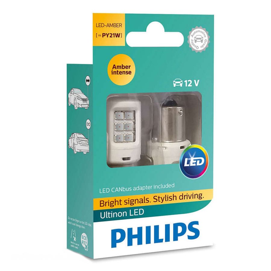 LED лампы Philips PY21W 12V BAU15s Original PHILIPS 11498ULAX2